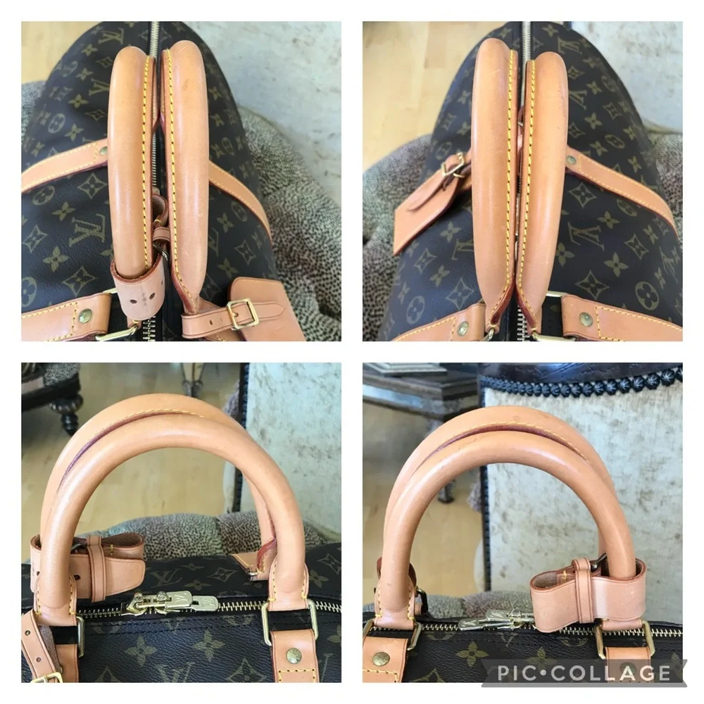 Exquisite Louis Vuitton Keepall Bandoliere 55 Travel Bag Suitcase Carry On - Picture 10 of 17